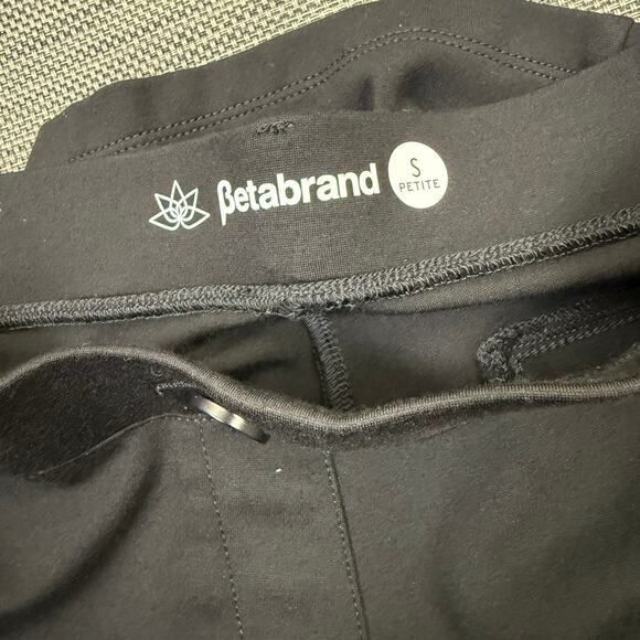 Betabrand Black Straight Leg Dress Pant Yoga Pant - Picture 5 of 8